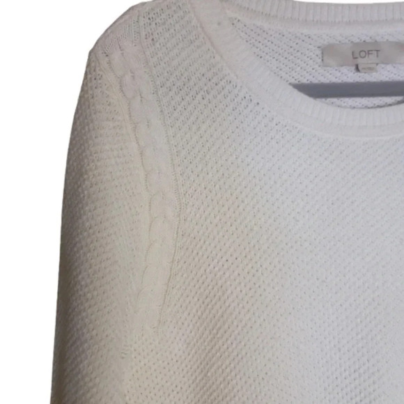 LOFT Cream Sweater - Picture 2 of 6